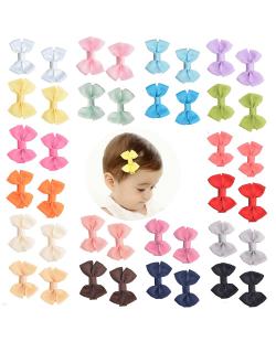 Prohouse Tiny Baby Hair Clips Boutique Hair Bow Clip Barrettes for Baby Girls Toddlers Kids …